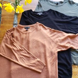 Three Forever21 Dolman Sweaters